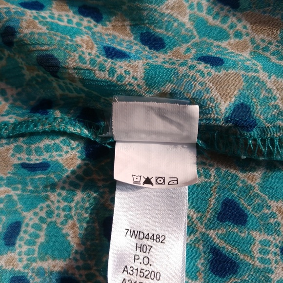 Lucky Brand Sheer Peasant BOHO Top - Picture 4 of 8